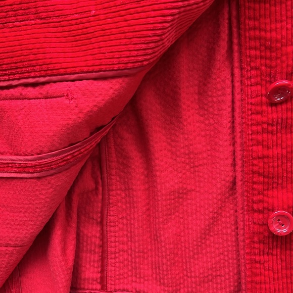 J Jill Red Corduroy jacket - Picture 6 of 8